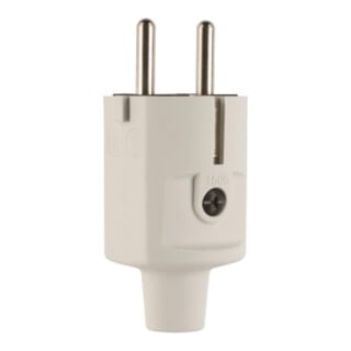 ABL SCHUKO-Stecker Typ 1505 grau TPE IP20
