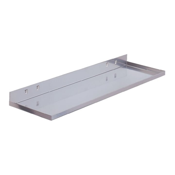 Ablageplatte B350xT125mm alufarben f.Lochplatte RASTERPLAN