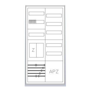 ABN Armoire complète EFH/eHZ 1Z 1R1V1APZ HLAK/OKK S27EA311