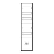 ABN Champ de distribution 1V 1APZ 250x300mm VA17-3