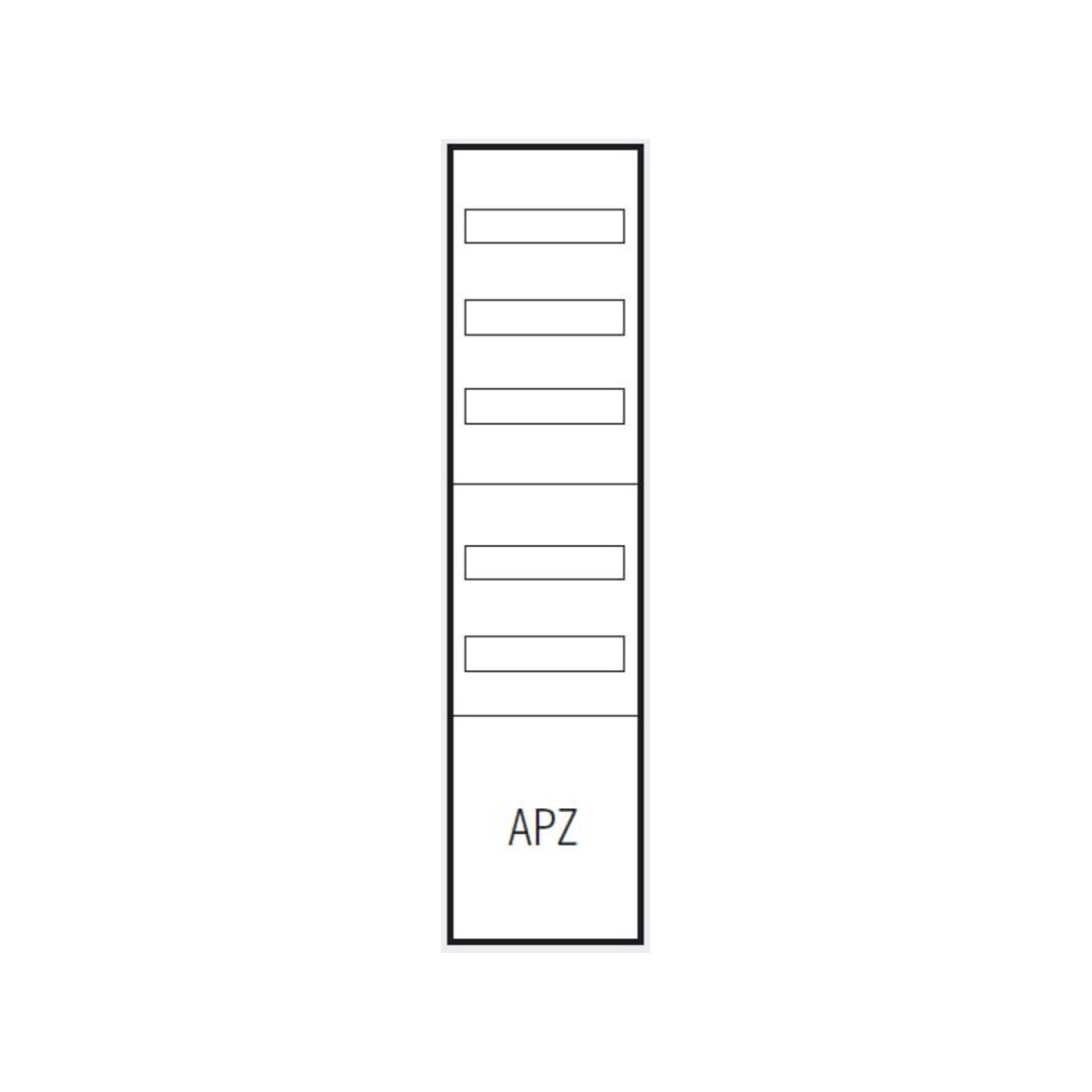 ABN Champ de distribution 1V 1APZ 250x300mm VA17