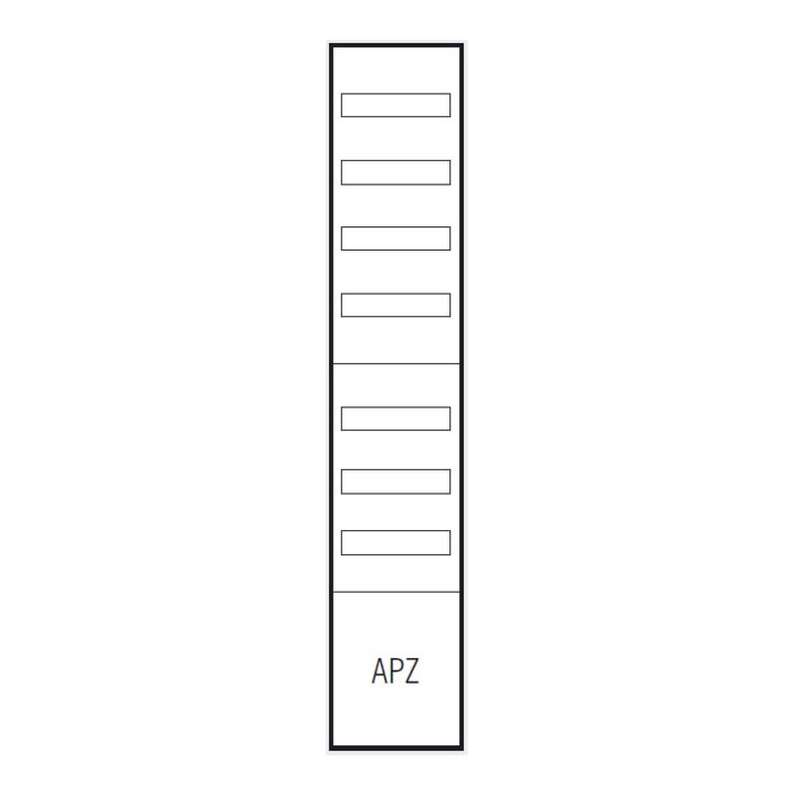 ABN Champ de distribution 1V 1APZ 250x300mm VA19