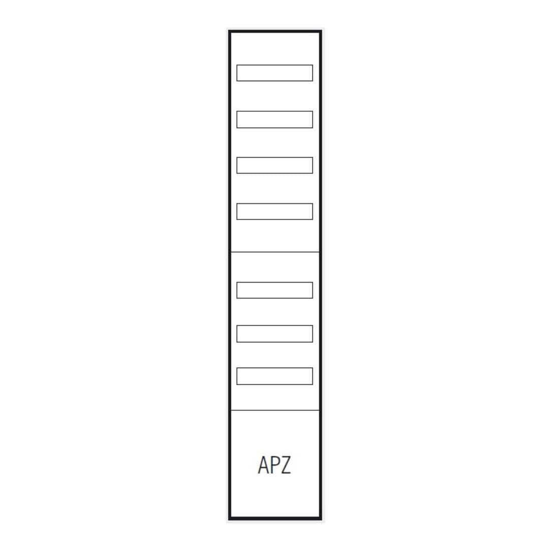 ABN Champ de distribution 1V 1APZ 250x300mm VA19