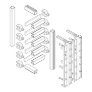 ABN Jeu de connecteurs collecteurs Schr/Schr 250A 5 pôles GSV501N-4