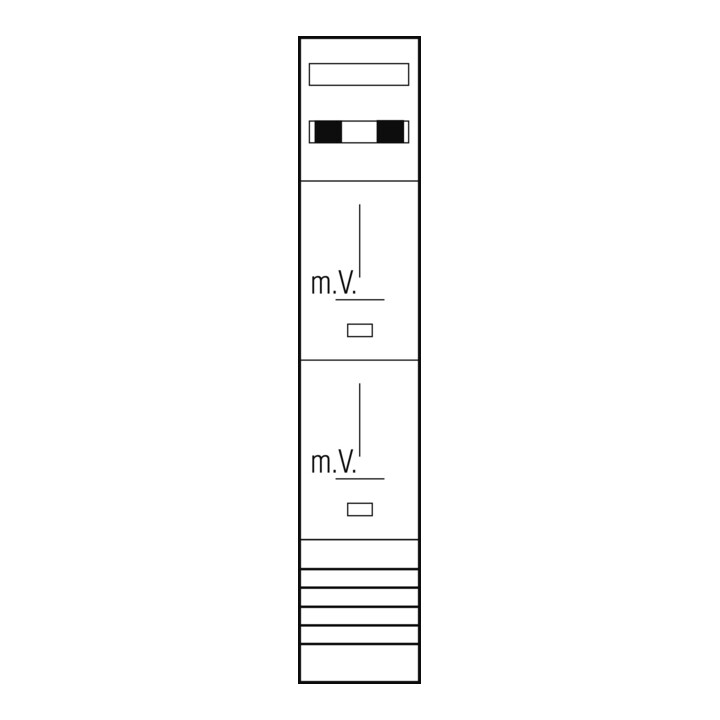 ABN Tableau compteur 3 points 2 zones Z19120