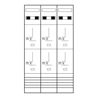 ABN Tableau de comptage 3 points 6 zones Z39160