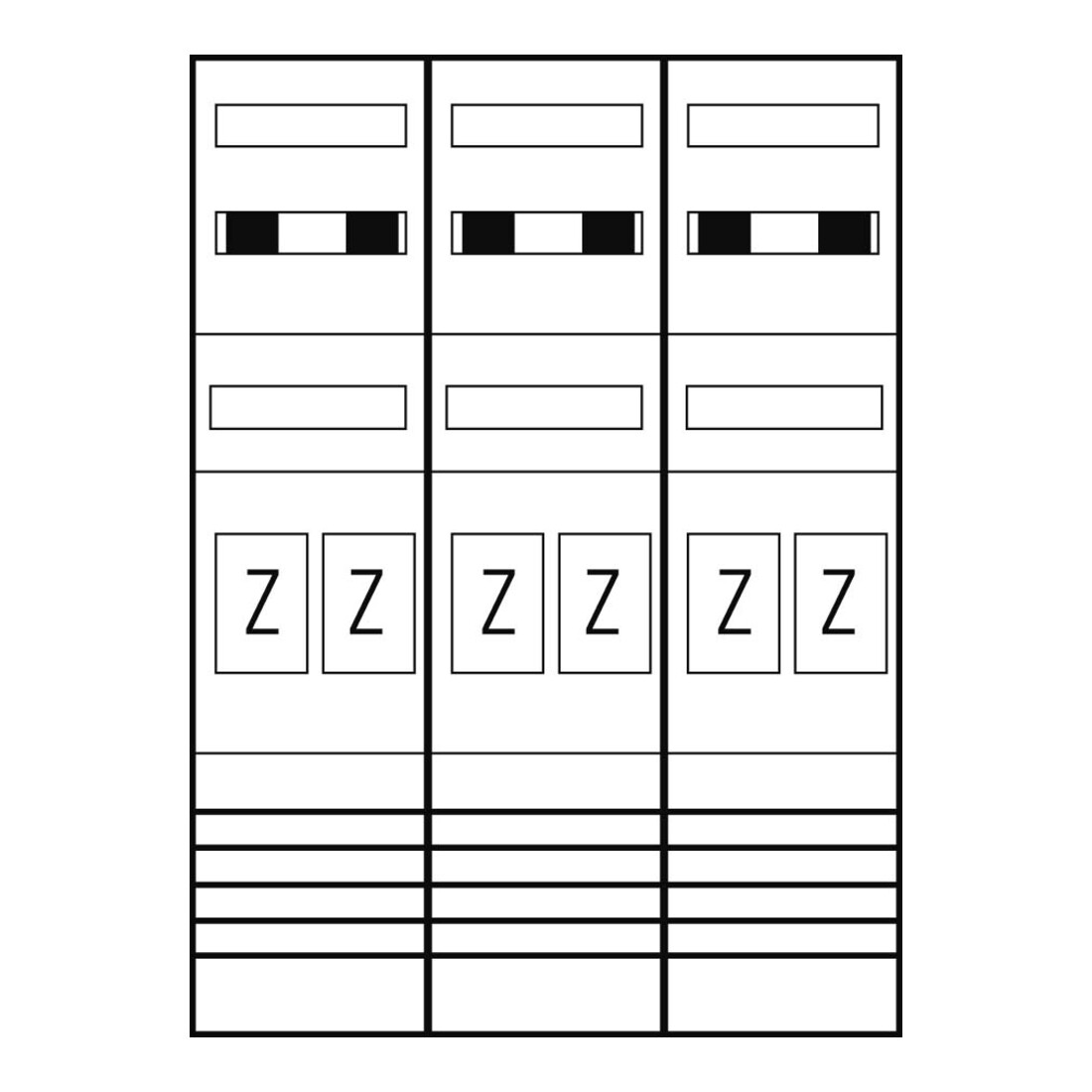 ABN Tableau de comptage eHZ 6Z EZ37160