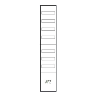 ABN Verteilerfeld 1V 1APZ 250x300mm VA19