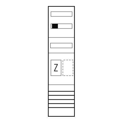 ABN Zählerplatz eHZ 1Z/R EZ17111