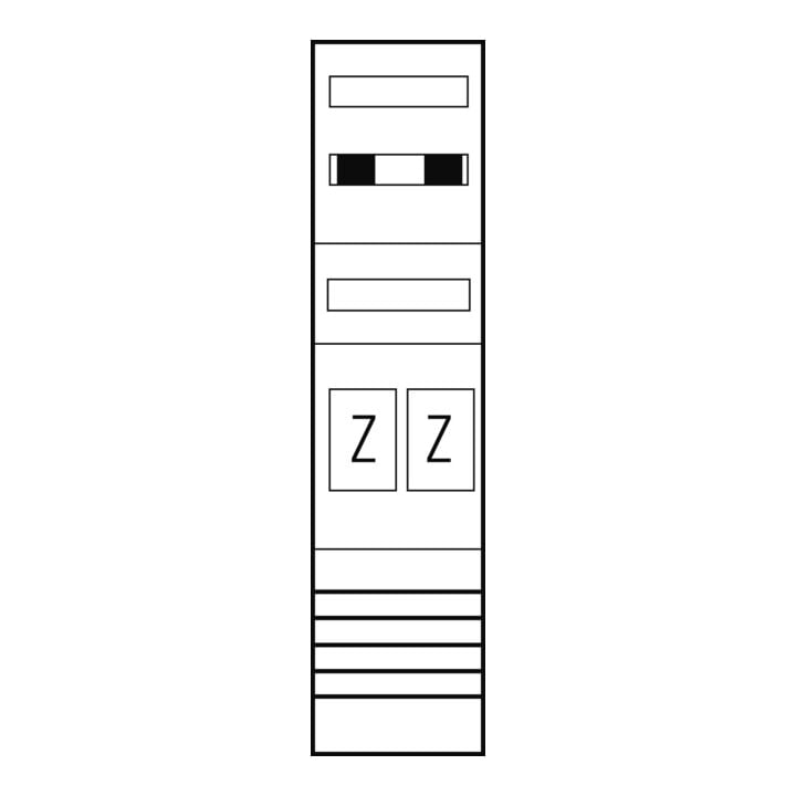 ABN Zählerplatz eHZ 2Z EZ17320