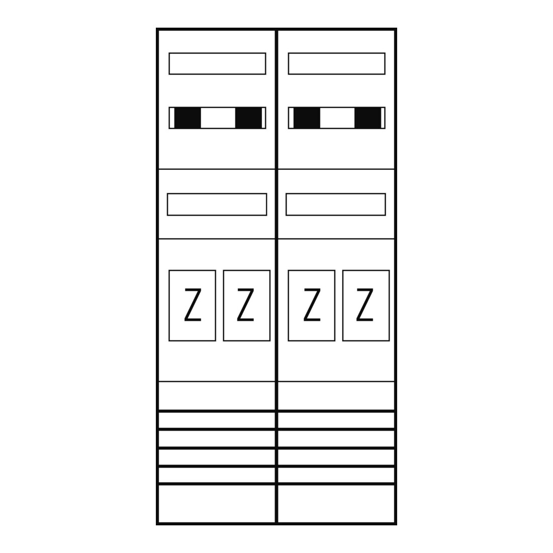 ABN Zählerplatz eHZ 4Z EZ27340