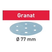 Disque abrasif Festool STF D 77/6 P1500 GR/50 Grenat