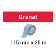 Abrasifs en rouleau 115x25m P240 GR Granat-1