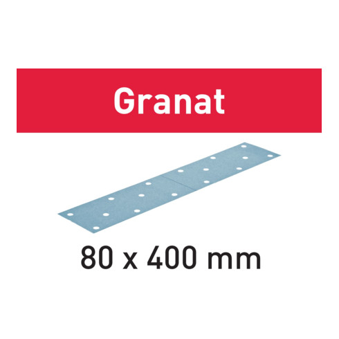 Bande abrasive pour tabouret STF grenat 16 trous