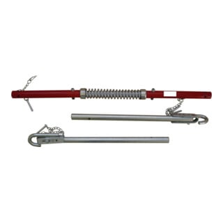Abschleppstange verz.L1,8xB70xH55mm G.5,1kg rot/silber