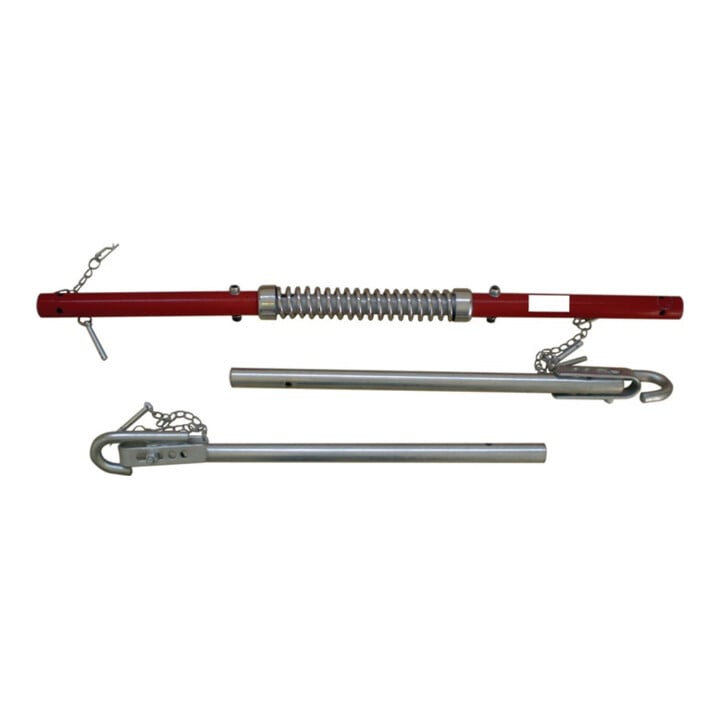 Abschleppstange verz.L1,8xB70xH55mm G.5,1kg rot/silber