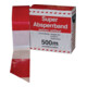 Absperrband L.500 m B.80mm rot/weiß geblockt 500m/Karton-3