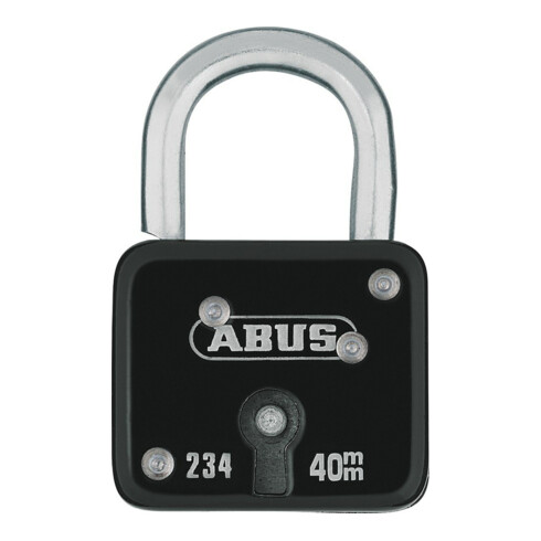 ABUS Cadenas 234/40 Acier, noir