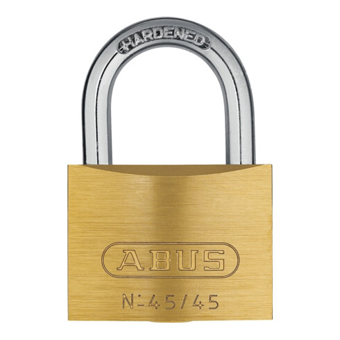 ABUS Cadenas 45/45 Lock-Tag en laiton massif