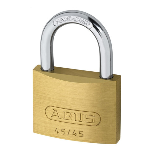 ABUS Cadenas 45/45 Lock-Tag en laiton massif