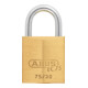 ABUS Cadenas à anse 75/30 Lock-Tag laiton massif-1