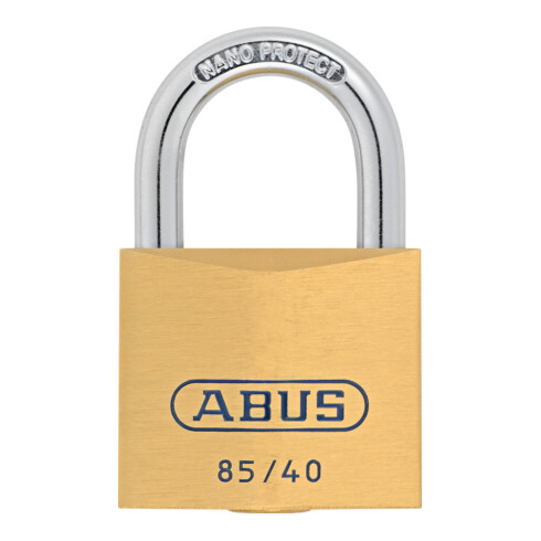 ABUS Cadenas à anse 85/40 en laiton massif