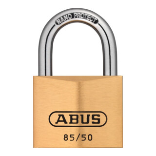 ABUS Cadenas à anse 85/50 laiton massif