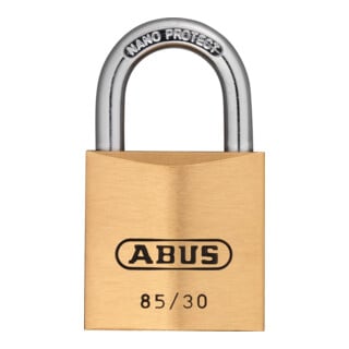 ABUS Cadenas à bouleau 85/30, laiton massif