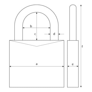 Cadenas à combinaison ABUS titanium Lock-Tag