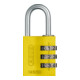 ABUS : Cadenas à combinaison 145/30 yellow Lock-Tag-1
