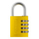 ABUS : Cadenas à combinaison 145/40 yellow Lock-Tag-1