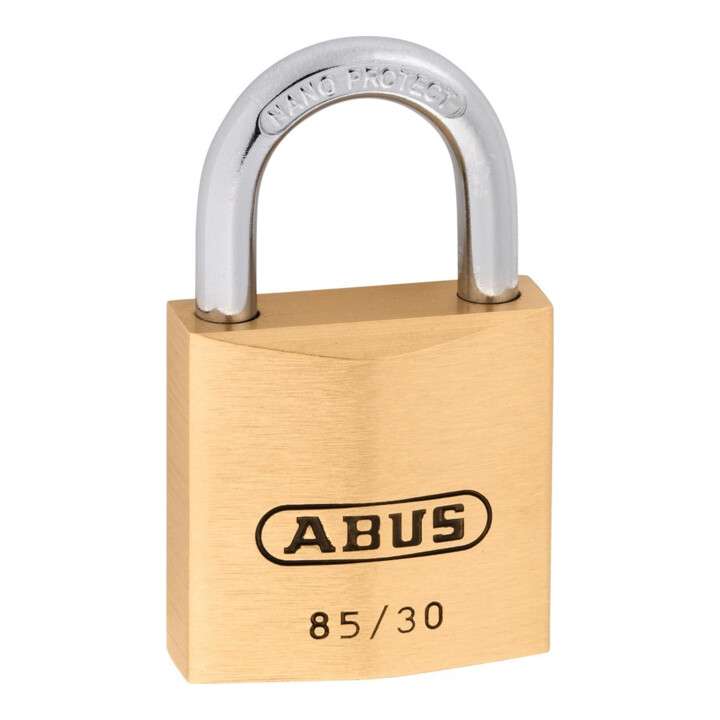 ABUS Cadenas à cylindre 85/30 Corps de serrure L.30mm MS, clés différentes