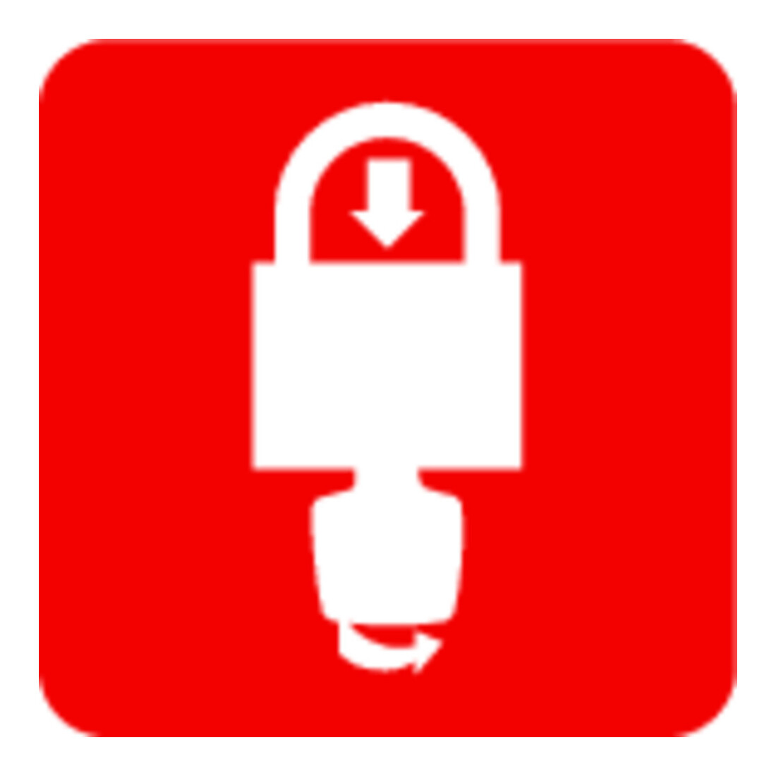 ABUS Cadenas à disque Diskus 25/70 Lock-Tag acier inoxydable