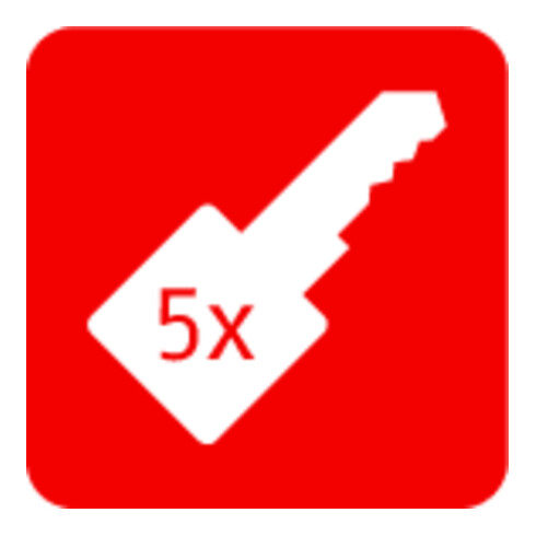 ABUS Cadenas à disque Diskus 25/70 Lock-Tag acier inoxydable