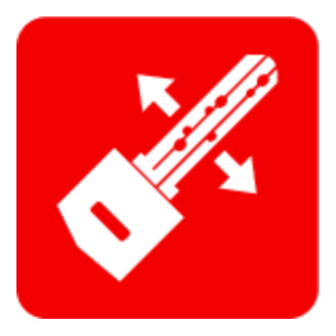 ABUS Cadenas à disque Diskus 25/70 Lock-Tag acier inoxydable