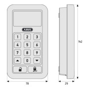 ABUS Clavier sans fil HomeTec Pro CFT3000W-3