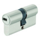 ABUS Cylindre double profil EC550, BL40/45, N+G, 3 clés réversibles, laiton, fermeture différente-1