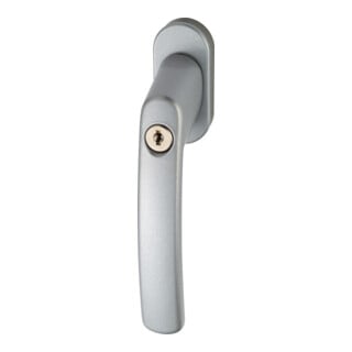 ABUS DK-Fenstergriff abschließbar FG200 SB, gleichschl. DR, 7/28-44, silber