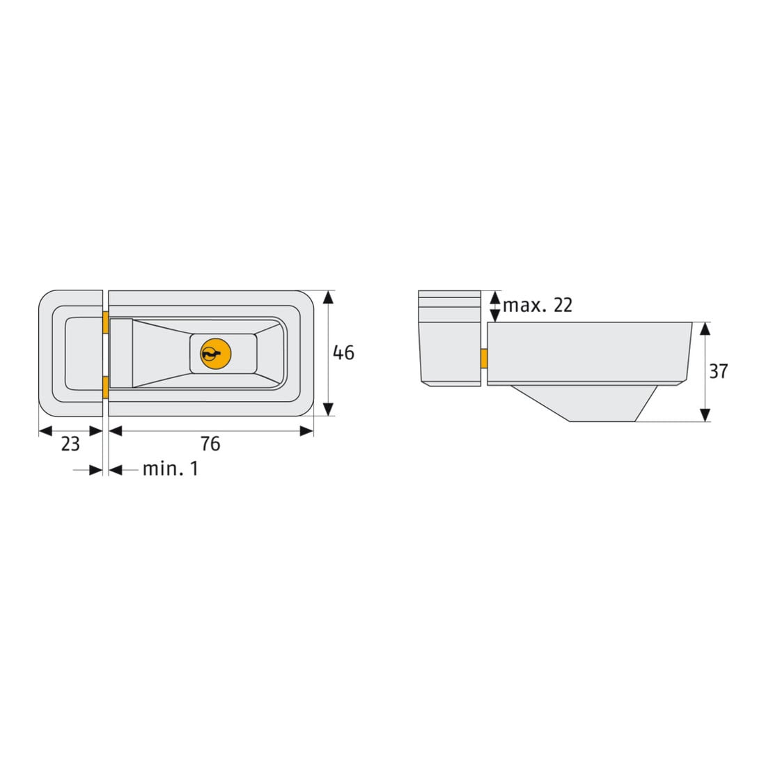 ABUS Fenster-Zusatzsicherung 3010 B AL0125