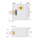 ABUS Fenster-Zusatzsicherung FTS3002 W AL0125-3