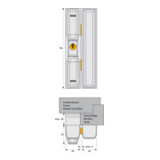 ABUS Fenster-Zusatzsicherung FTS88 W AL0125-3