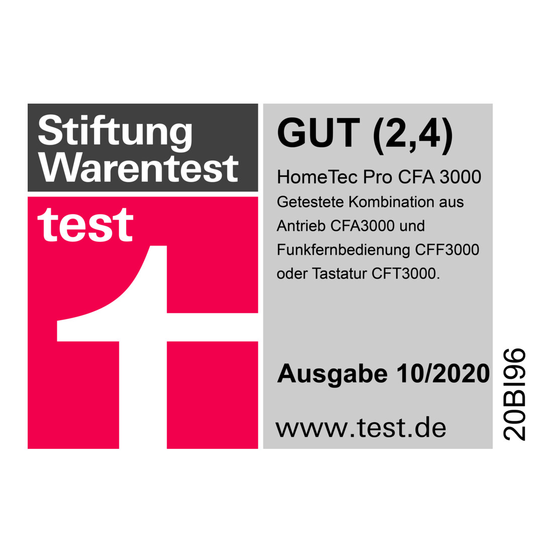 ABUS Funk-Türschlossantrieb HomeTec Pro CFA3000S