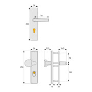 ABUS Garniture de protection KLZS714 F1 EK-3