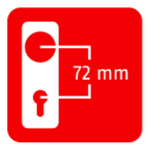 ABUS Garniture de sécurité interchangeable LS, cylindre profilé percé, 10/92 HLS214 couleur naturelle