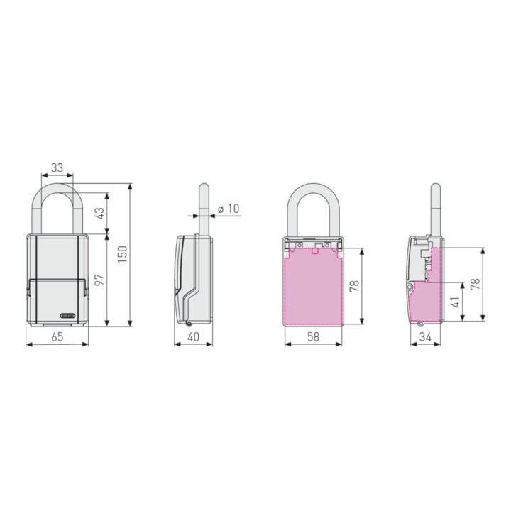ABUS KeyGarage 737 Mini avec anse