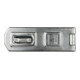 ABUS Loquet de porte avec plaque à œillets 100/100 B/SB acier anti-corrosion-1
