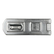 ABUS Loquet de porte avec plaque à œillets 100/100 B/SB acier anti-corrosion