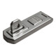 ABUS Loquet de porte avec plaque à œillets 100/100 B/SB acier anti-corrosion-2