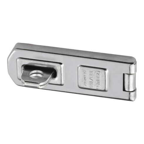 ABUS Loquet de porte avec plaque à œillets 100/100 B/SB acier anti-corrosion