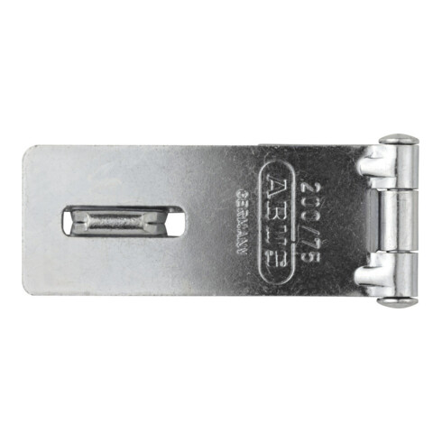 ABUS Loquet de porte avec plaque à œillets 200/75 B/SB acier anti-corrosion